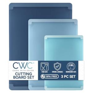 Extra Large Blue Cutting Board Set, 3-Piece