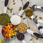 EDELIN Stainless Steel Measuring Cups and Spoons Set