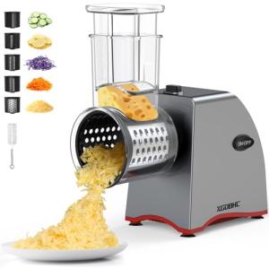 Electric Cheese Grater and Salad Maker with Blades