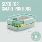 Glass Meal Prep Set with Airtight Lids, 10 Pieces