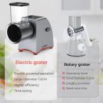 Electric Cheese Grater and Salad Maker with Blades