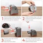 Electric Cheese Grater and Salad Maker with Blades