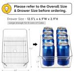 2 Set, 2 Tier Clear Organizer with Dividers for Cabinet, Shlef, Counter - MultiUse Slide-Out Storage Container - Kitchen, Pantry, Medicine Cupboard Bins, Bathroom, Vanity Makeup, Under Sink Organizing