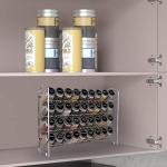 Spice Rack Organizer with Jars and Labels Set