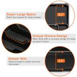 Expandable Silverware Organizer - Black Kitchen Storage