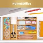 Bamboo Silverware Organizer with 7 Slots