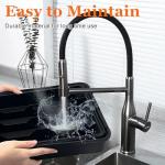 Expandable Silverware Organizer - Black Kitchen Storage