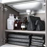 Set of 8 Clear Stackable Storage Bins