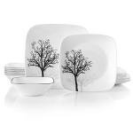 Corelle 18-Piece Timber Shadows Dinnerware Set
