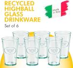 Bee Design Hiball Glasses - 16 Oz, Set of 6