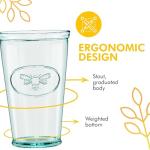 Bee Design Hiball Glasses - 16 Oz, Set of 6