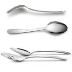 HaWare 5-Piece Stainless Steel Serving Utensils Set