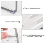 Pantry Organization and Storage for Kitchen - Expandable Kitchen Wrap Box Organizer Rack, Foil Organizer for Cabinet & Counter, Height & Width Adjustable Cupboard Storage Rack - (3 Tier 9.8 to 15.6"L)