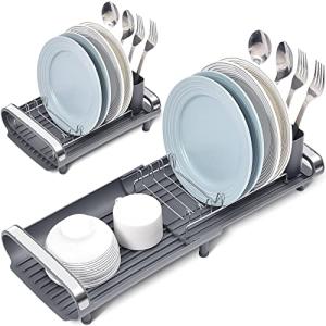 Mini Compact Stainless Steel Dish Drying Rack