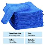 Microfiber Cleaning Cloths - 30-Pack, Blue