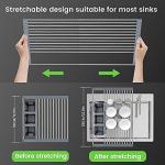 Expandable Dish Drying Rack with Storage Baskets