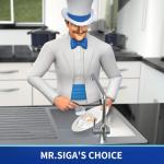 MR.SIGA Dish Brush Set for Pots and Pans