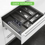 Expandable Dish Drying Rack with Storage Baskets