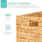 Pack of 5 Handwoven Cube Storage Baskets