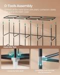 Portable Wardrobe Organizer with Cover and Shelves