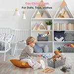 AREYZIN Lidded Plastic Storage Baskets, 6 Pack