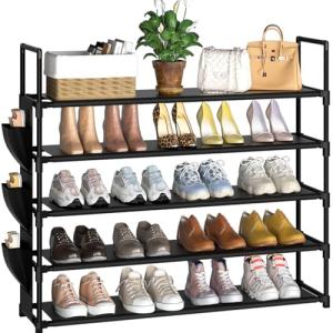 5-Tier Space-Saving Shoe Organizer Rack