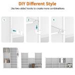 8-Tier Shoe Rack with Door for 32 Pairs