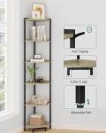 Hzuaneri 6-Tier Corner Shelf Stand Unit