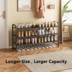 3-Tier Metal Shoe Rack for Closet or Entryway