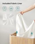 Bamboo Laundry Hamper with Lid and Handles
