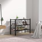 3-Tier Bamboo Shoe Rack for Small Spaces