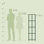 Furinno 5-Tier Corner Shelf in Dark Cherry