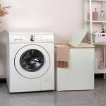 Double Laundry Hamper with Removable Bags and Lid