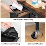 HOOBRO Rolling Laundry Sorter with 3 Baskets