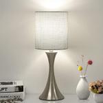 Dimmable Touch Control Table Lamp with Grey Shade