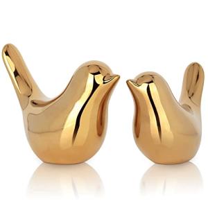 Gold Bird Statues – Modern Decorative Accents