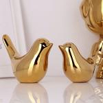 Gold Bird Statues – Modern Decorative Accents