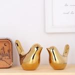 Gold Bird Statues – Modern Decorative Accents