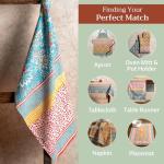 Maison d' Hermine Absorbent Cotton Kitchen Towels Set
