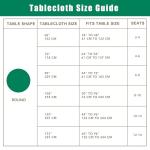 Biscaynebay 70" Round Water-Resistant Tablecloth