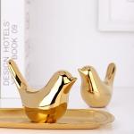 Gold Bird Statues – Modern Decorative Accents