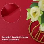 Red Stain-Resistant Rectangle Tablecloth – 60 x 102 Inch