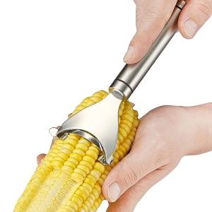Stainless Steel Corn Peeler and Cob Stripper