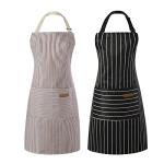 Adjustable Cotton Blend Chef Aprons with Pockets