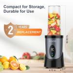 KOIOS 900W Personal Blender with Portable Cups