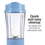 Hamilton Beach Portable Blender for Smoothies On-the-Go