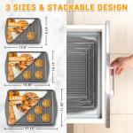 Funnydin Nonstick Baking Pan Set with Racks