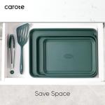 Carote 3-Piece Baking Pan Set in Olive Green