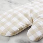 KitchenAid Gingham Oven Mitts - Milkshake 2-Pack