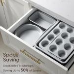 Carote 7-Piece Stackable Nonstick Bakeware Set